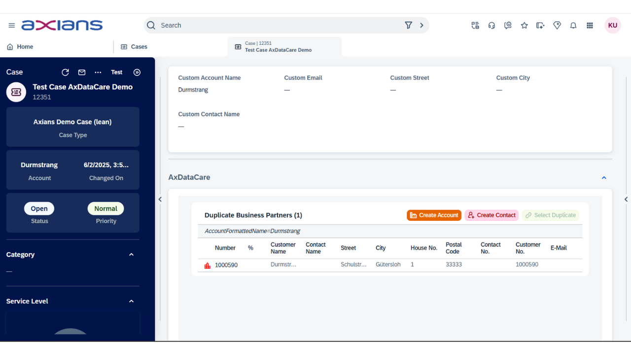 AxDataCare - Screenshot